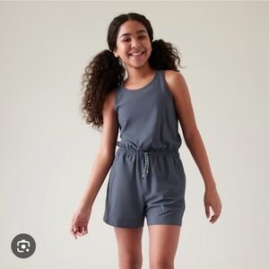Athleta Girl Play More Romper in Black (XXL/16 Girls)